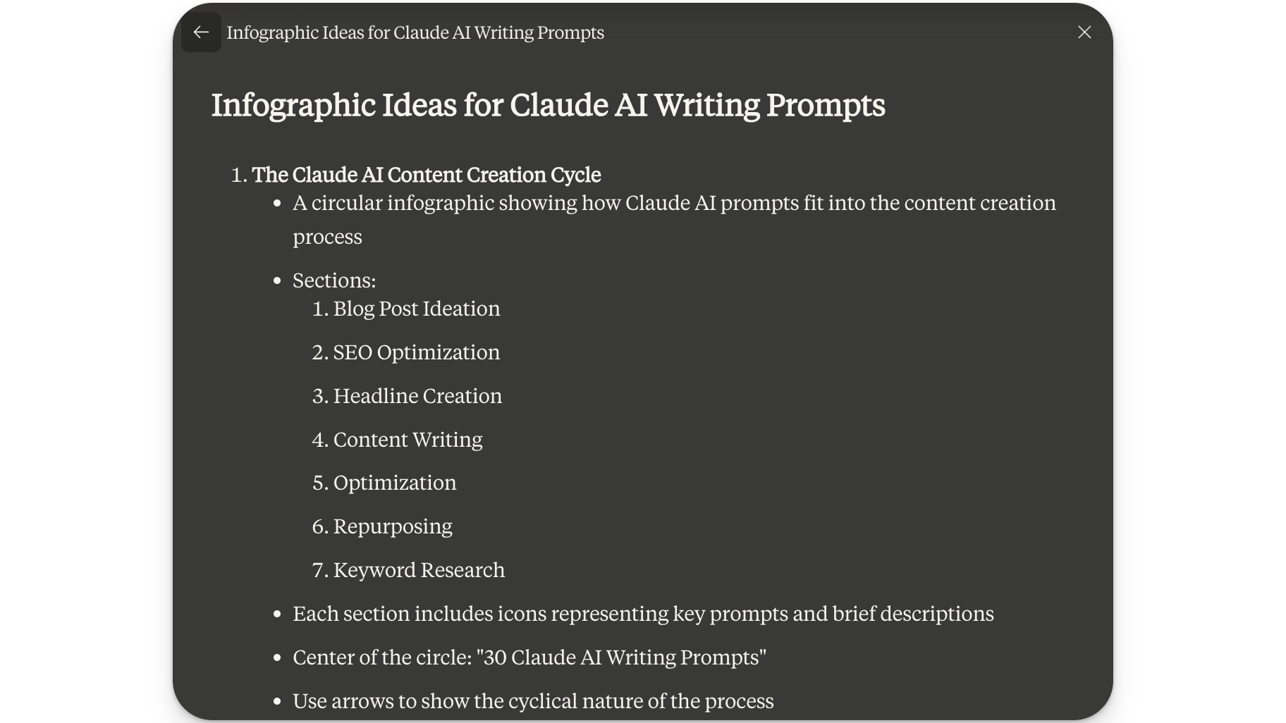 claude ai writing prompt ideas